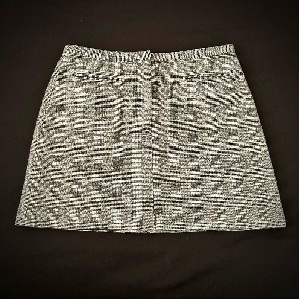 *EUC* Vtg. 90s DKNY Plaid Micro Mini Pencil Skirt - Sz. 8 - Picture 2 of 8